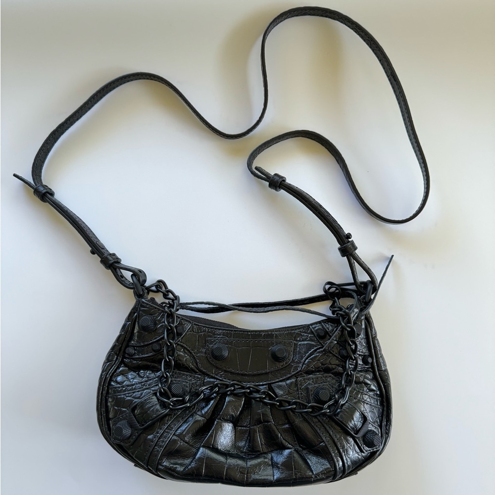Balenciaga Mini Le Cagole Croc Bag